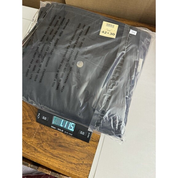 Vintage Old Navy Pants Mens 42x30 Corduroy Baggy Pleated Y2K Skater Black - Picture 7 of 8